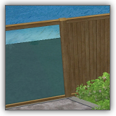 Wooden tank walls